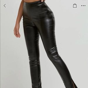 SHEIN leather pants